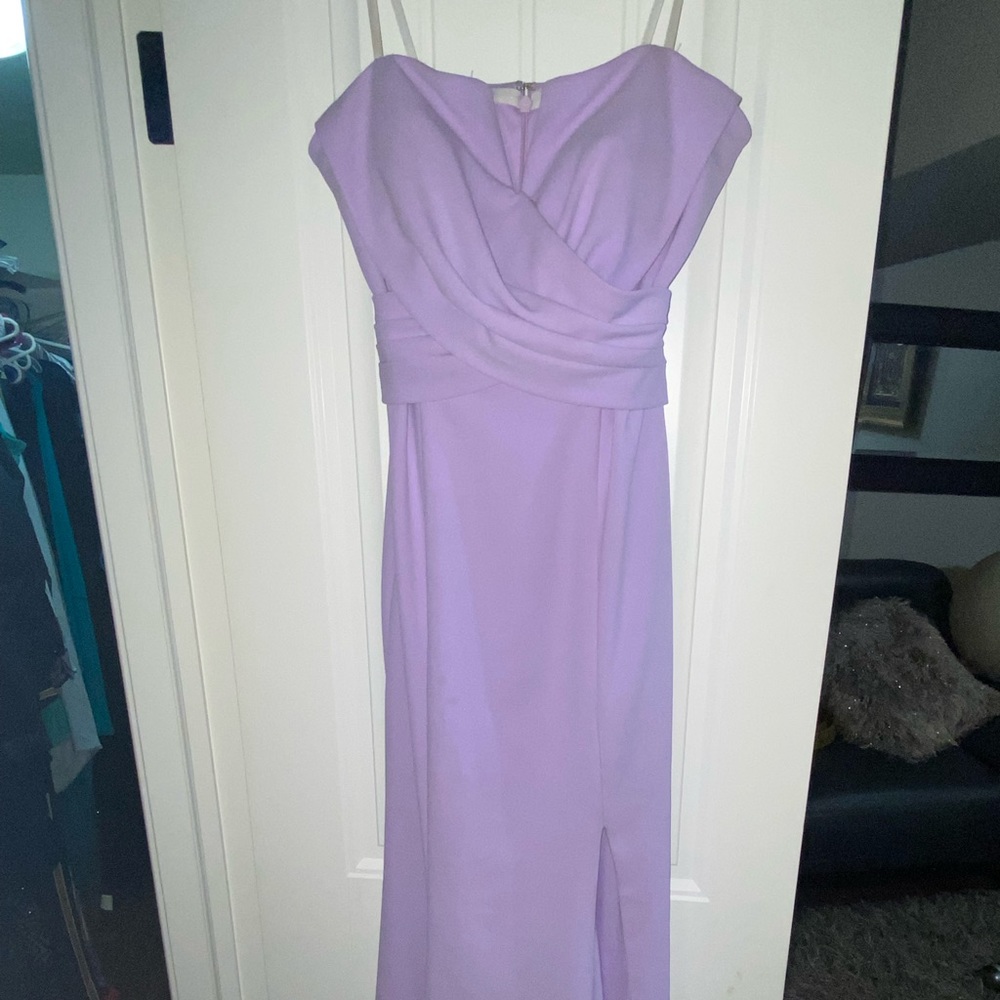 A baby purple gown